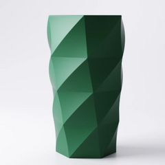Geometric Vase: Modern Faceted Design for Dried Flowers