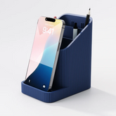 The Ribbed Desk Organiser & Multi-Angle Phone Stand