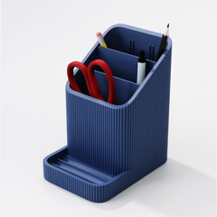 The Ribbed Desk Organiser & Multi-Angle Phone Stand