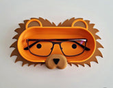 3d printed lion glasses holder: desk organizer, uk made