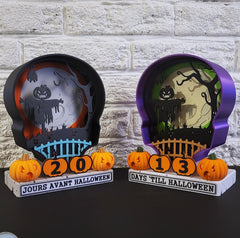Scarecrow halloween countdown | spooky decor | uk made