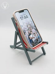 Union jack | deck chair | phone holder | mobile stand for desk | red white blue