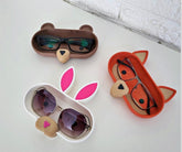 Woodland animal glasses holder: cute desk tray for kids
