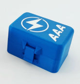 Battery storage box organiser | holds 24 aa | aaa batteries for desk workshop | junk drawer