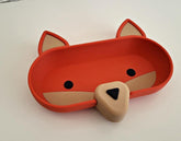 3d printed fox glasses holder: desk organizer - made in uk
