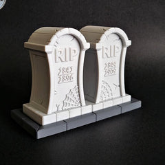 Halloween salt pepper shaker tombstone set spooky tableware uk made