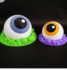 3d printed halloween eyeball candy dish set: spooky party decor