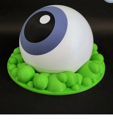 3d printed halloween eyeball candy dish set: spooky party decor
