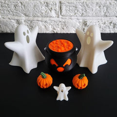 Halloween cauldron tealight | spooky decor | uk made