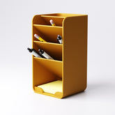 Tiered Pen Holder | Desk Organiser with Sticky Note Shelf | Custom Colours