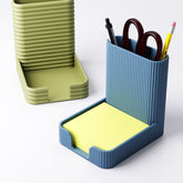 Sticky note and pen holder, Style 1, close-up of the sticky note tray