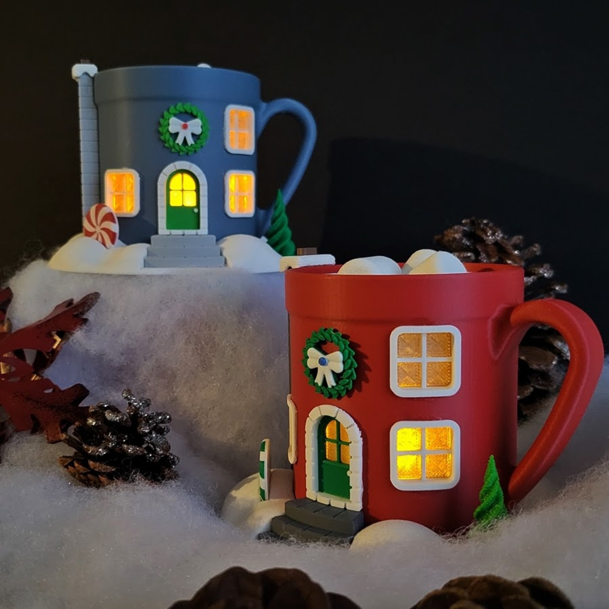 Light-Up Hot Chocolate Mug Fairy House