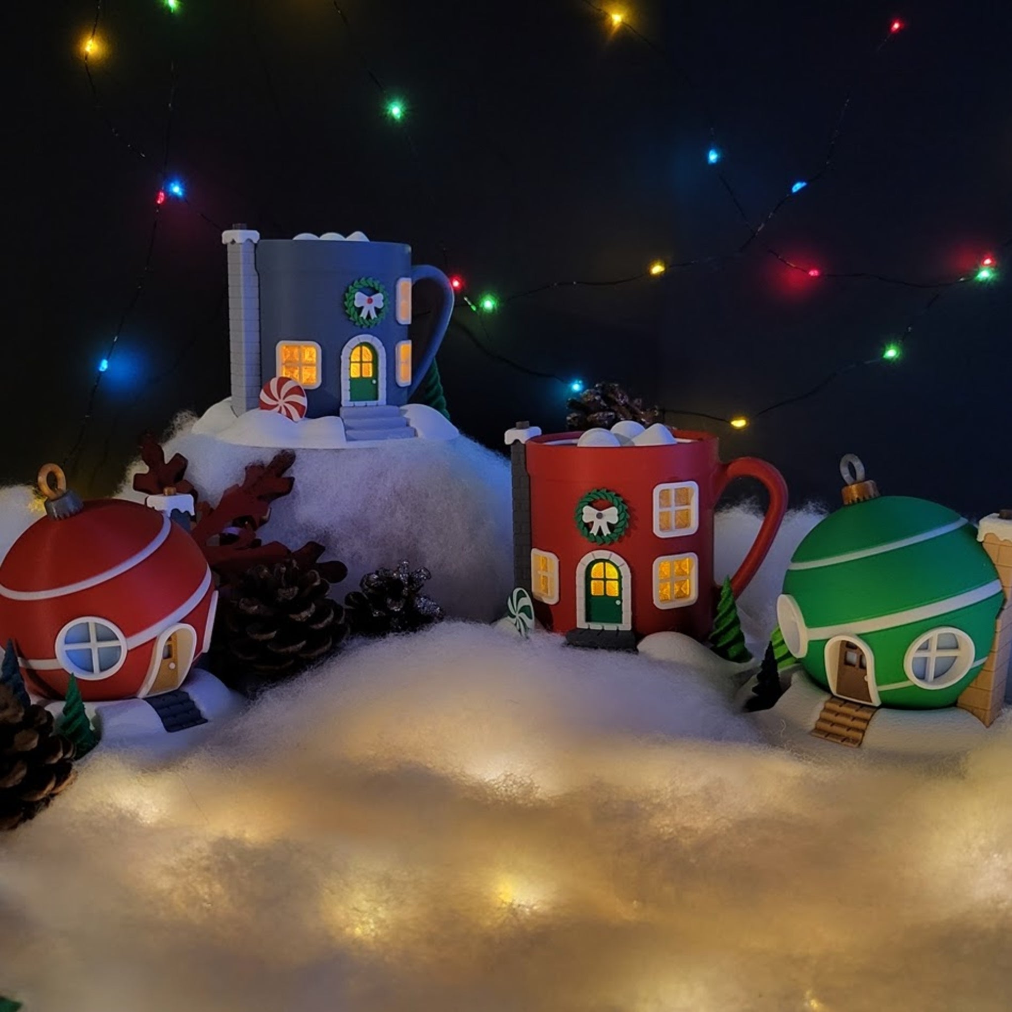 Light-Up Hot Chocolate Mug Fairy House