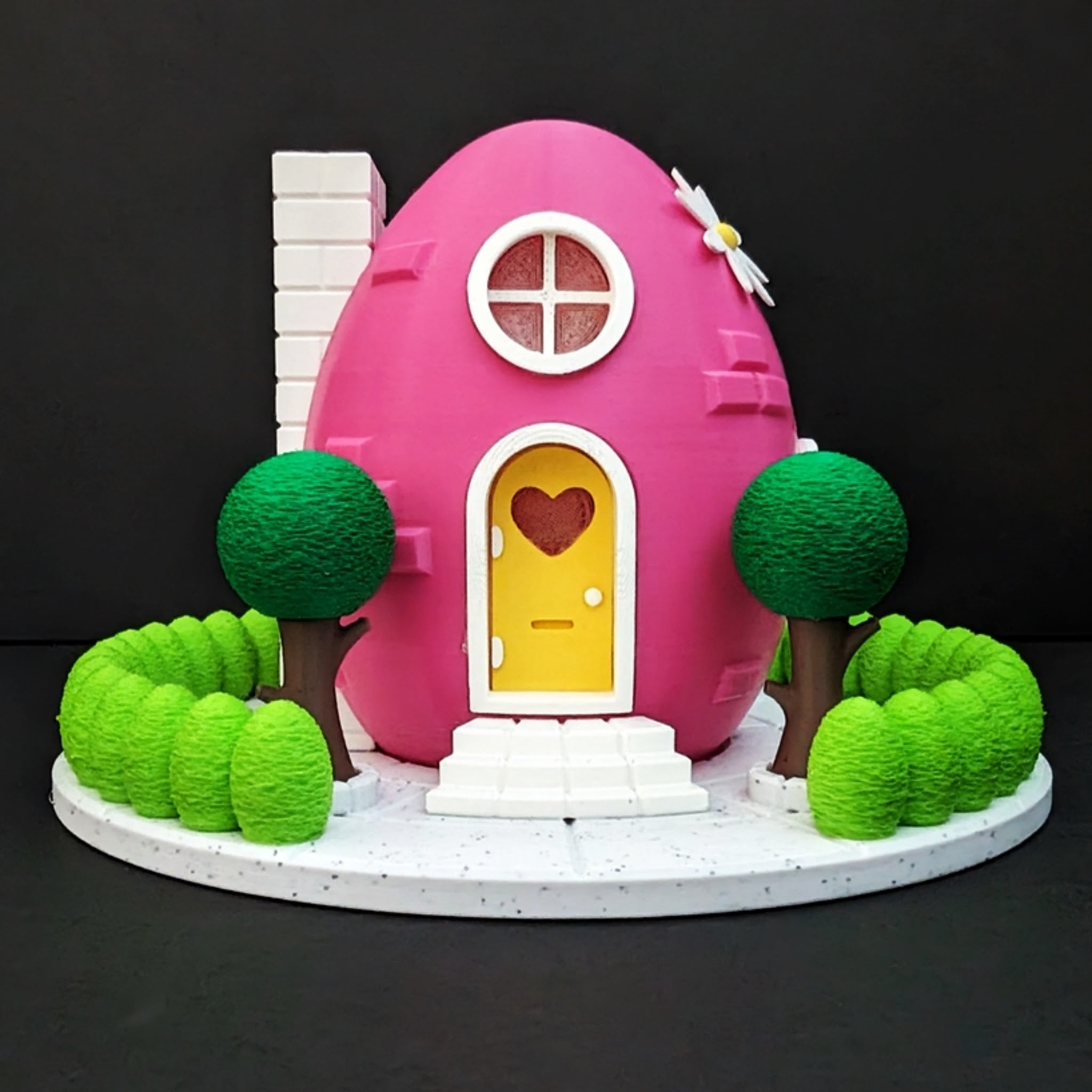 Light Up Easter Egg Fairy House | Custom 3D Printed Decor
