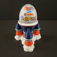 Rocket Ship Easter Egg Holder - Custom 3D Printed Space Gift