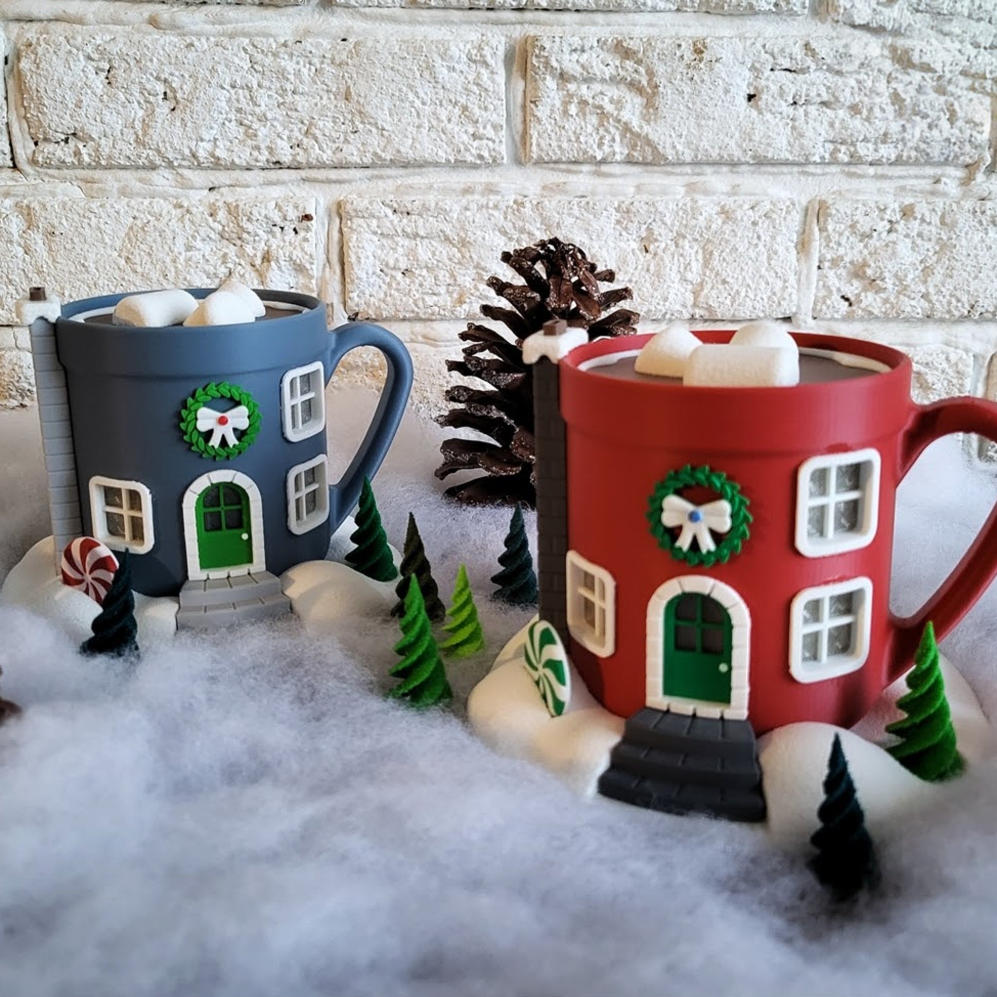 Light-Up Hot Chocolate Mug Fairy House