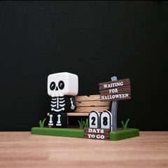 Halloween Countdown Calendar | Skeleton Home Decoration | Family Gift