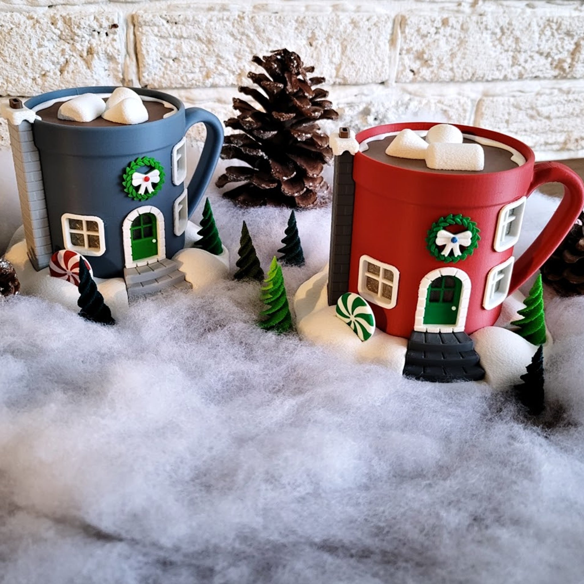 Light-Up Hot Chocolate Mug Fairy House
