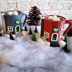 Light-Up Hot Chocolate Mug Fairy House