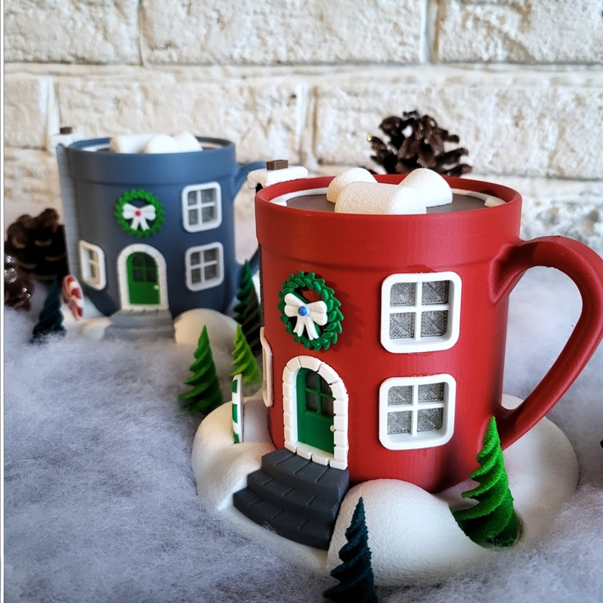Light-Up Hot Chocolate Mug Fairy House