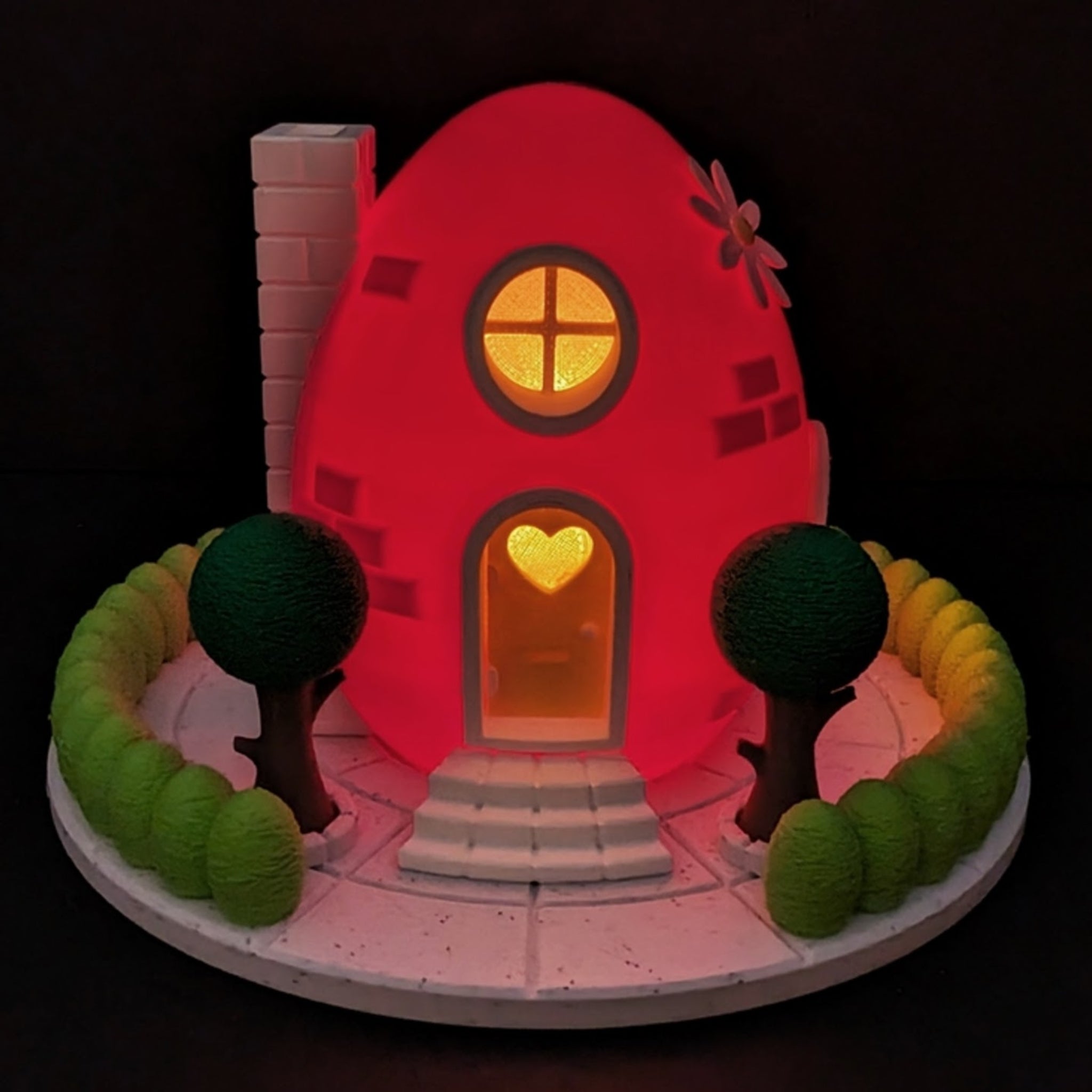 Light Up Easter Egg Fairy House | Custom 3D Printed Decor