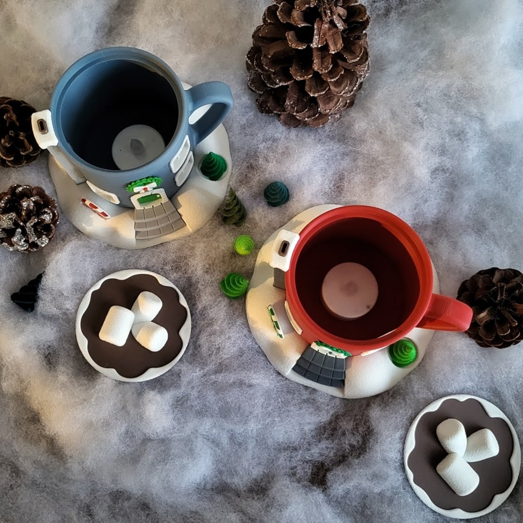 Light-Up Hot Chocolate Mug Fairy House