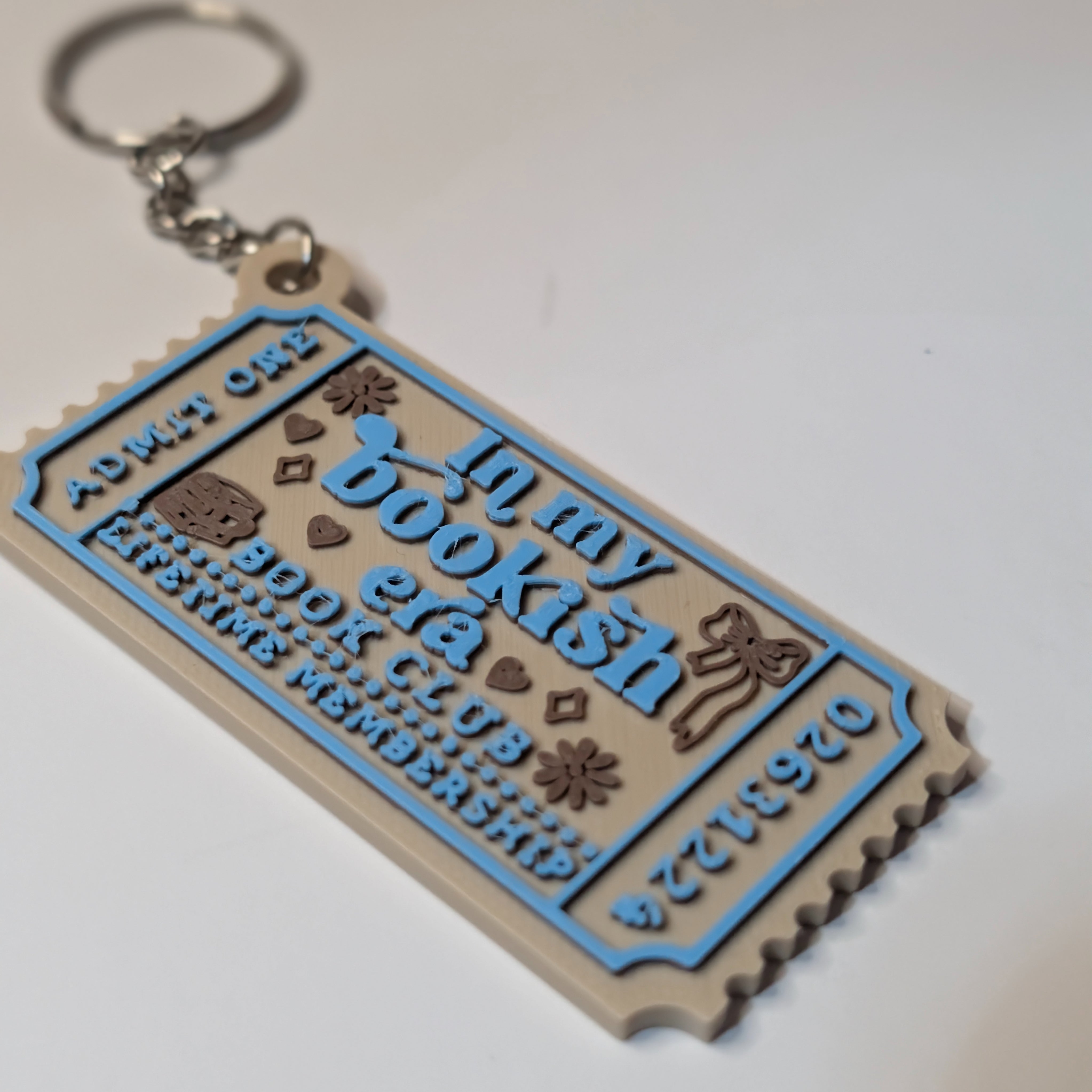 In My Bookish Era Keyring | Book Club Charm | Swiftie Eras Colours