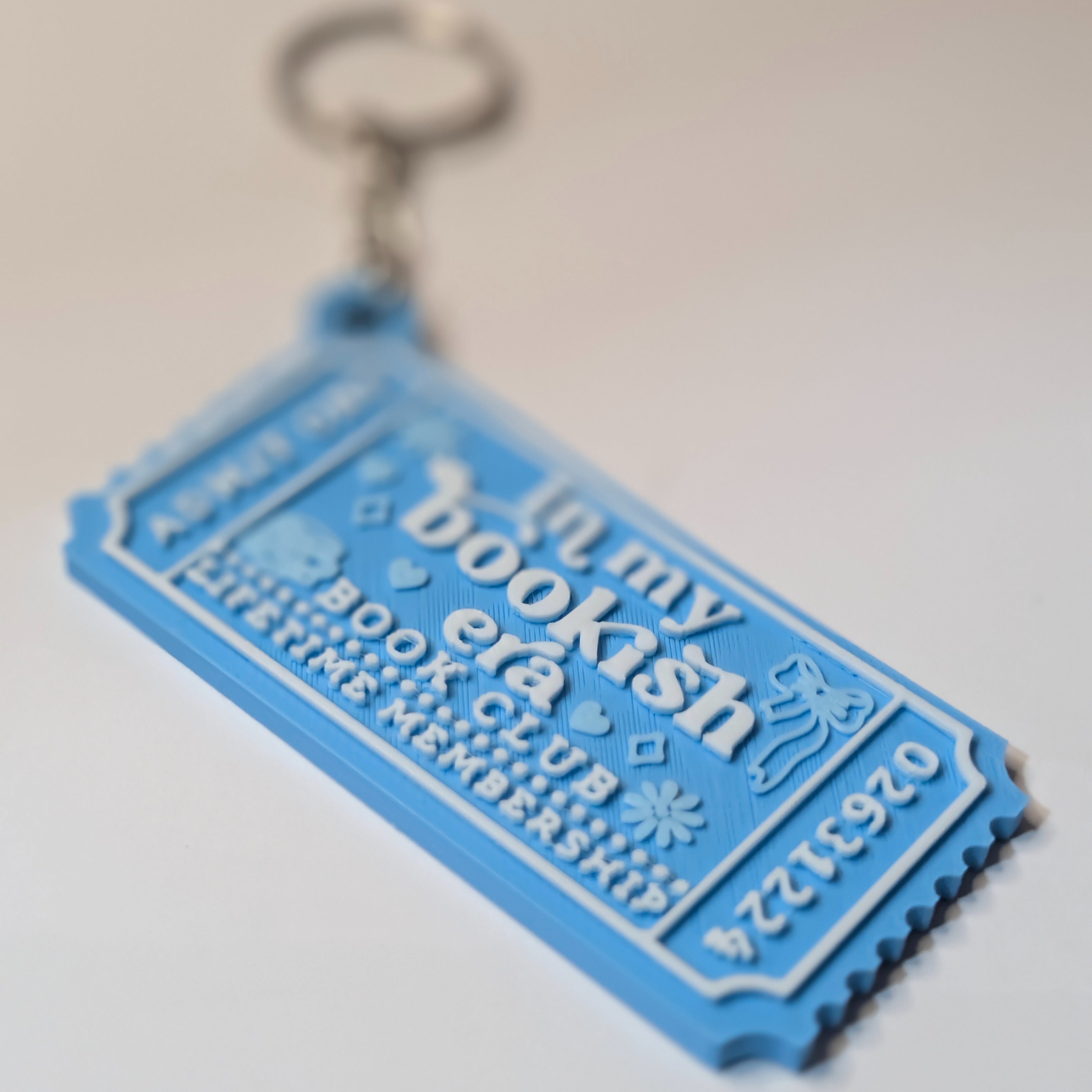 In My Bookish Era Keyring | Book Club Charm | Swiftie Eras Colours