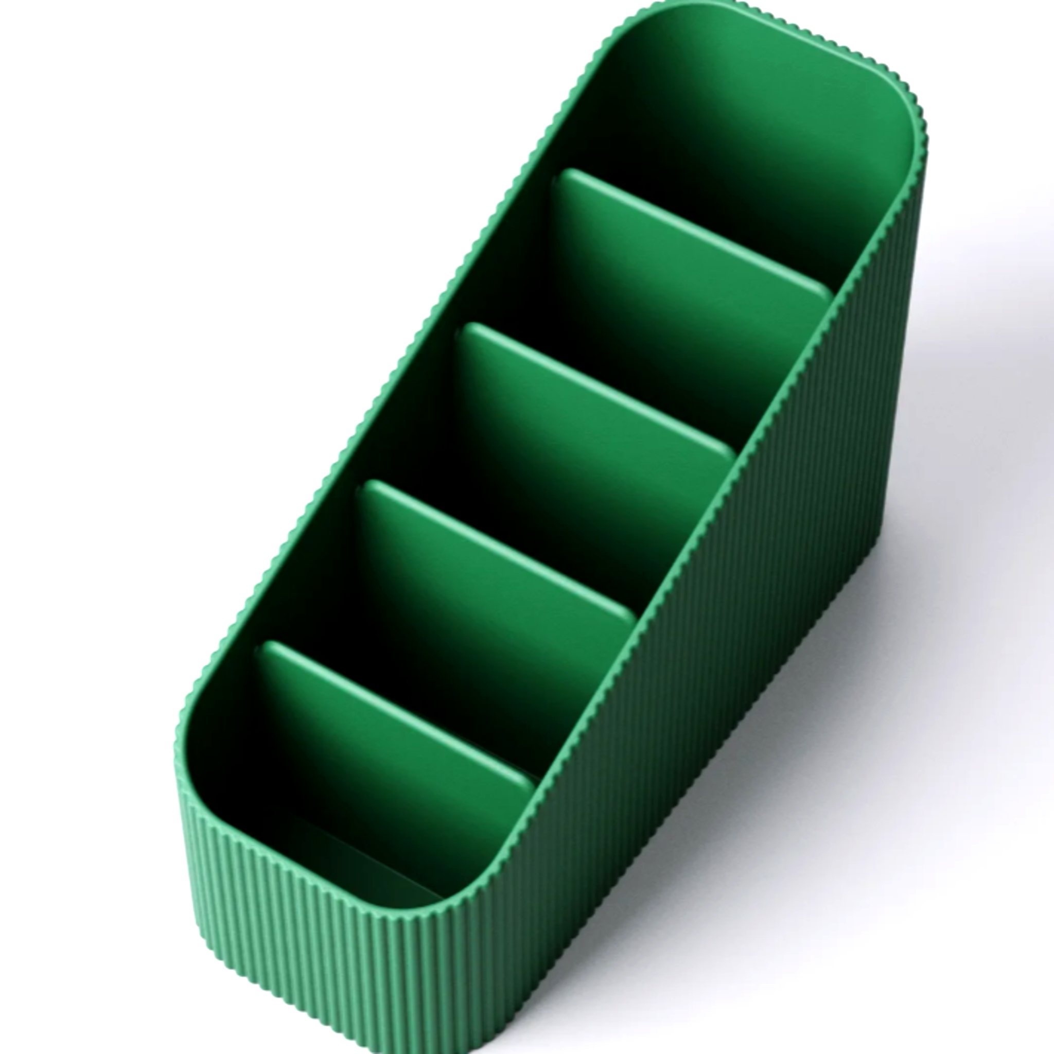 Textured Remote Control Holder | 5-Slot TV Remote Caddy