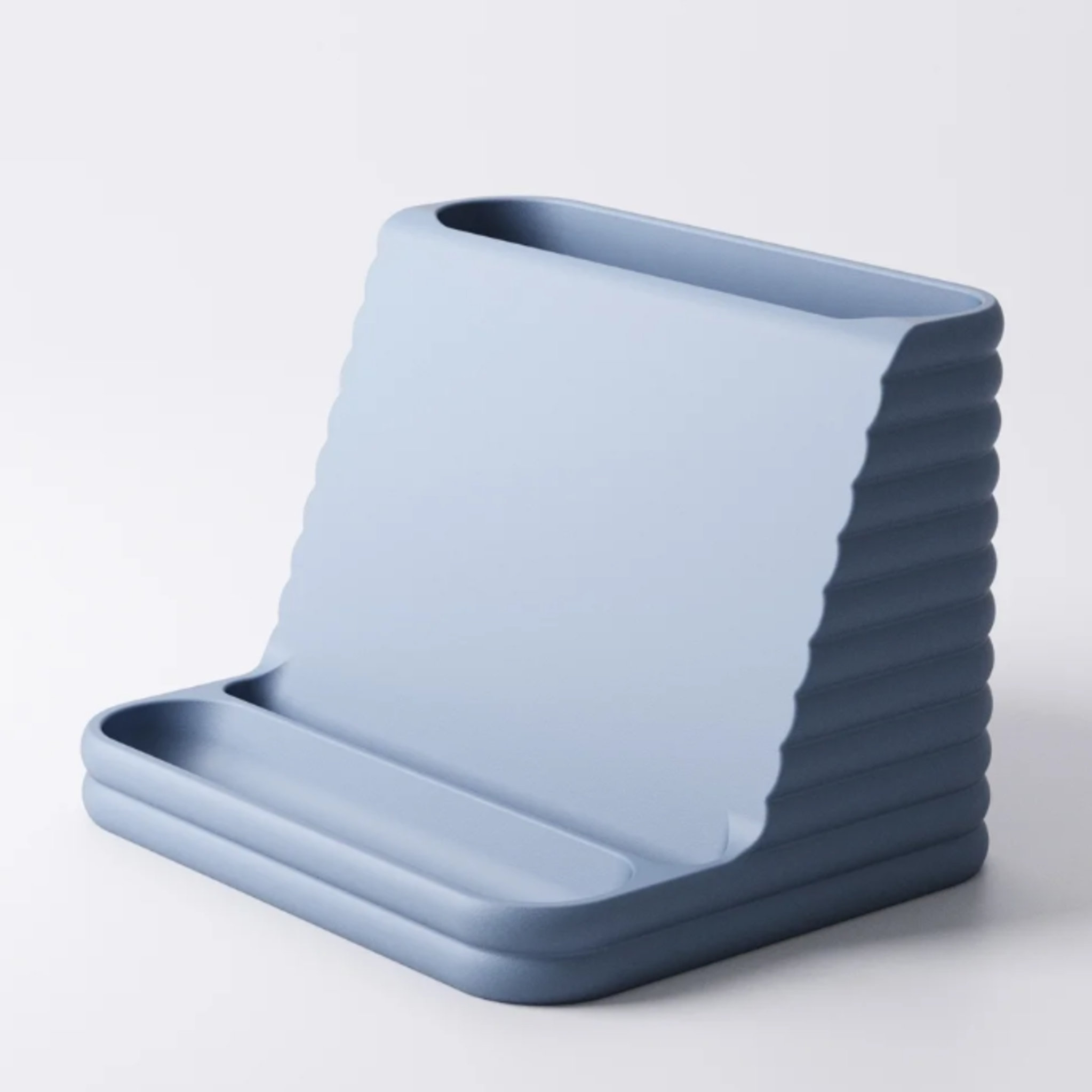 Textured Desk Organiser | Pen Pot & Phone Stand