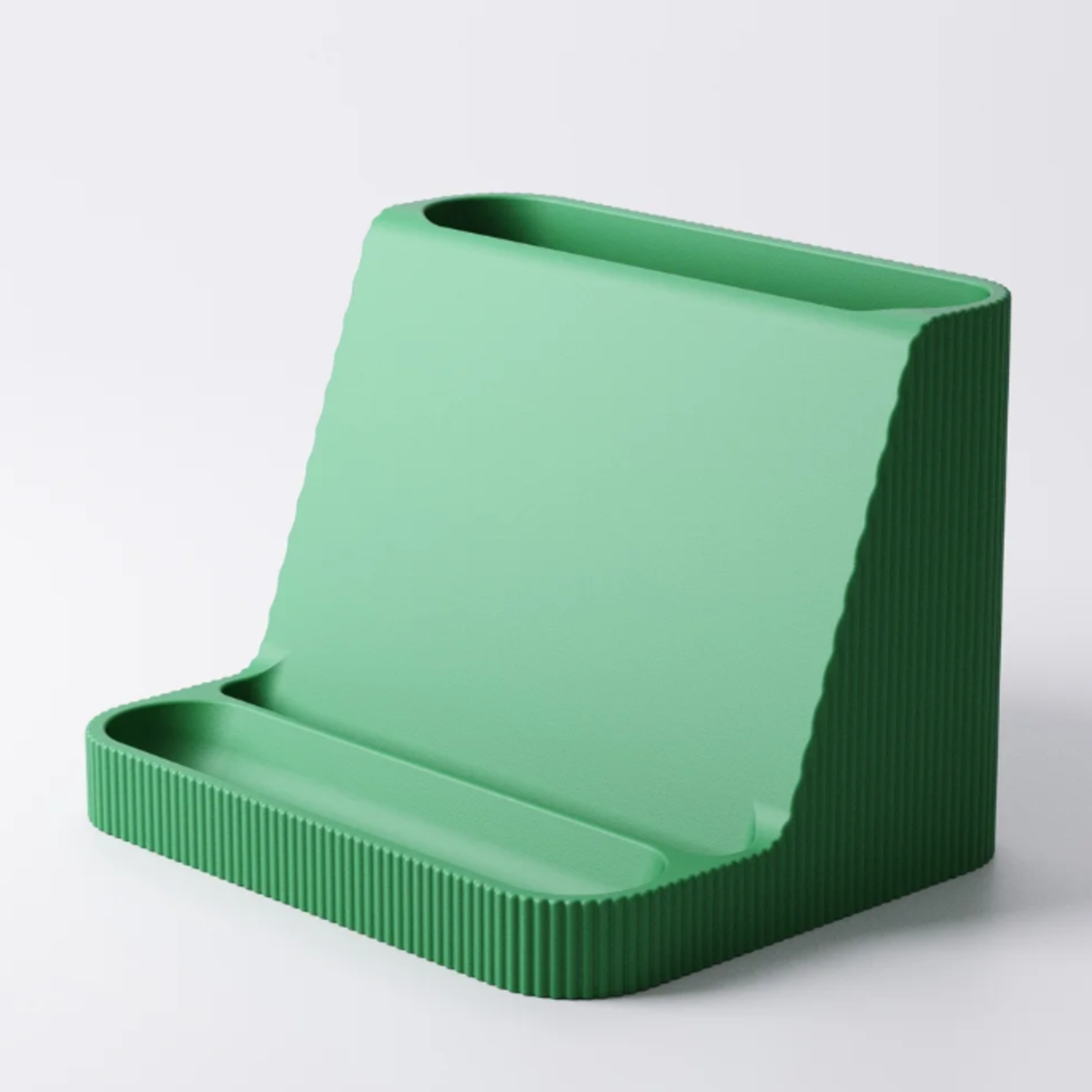 Textured Desk Organiser | Pen Pot & Phone Stand