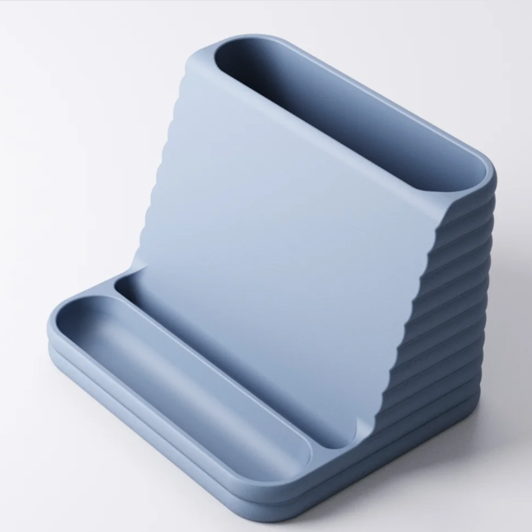 Textured Desk Organiser | Pen Pot & Phone Stand