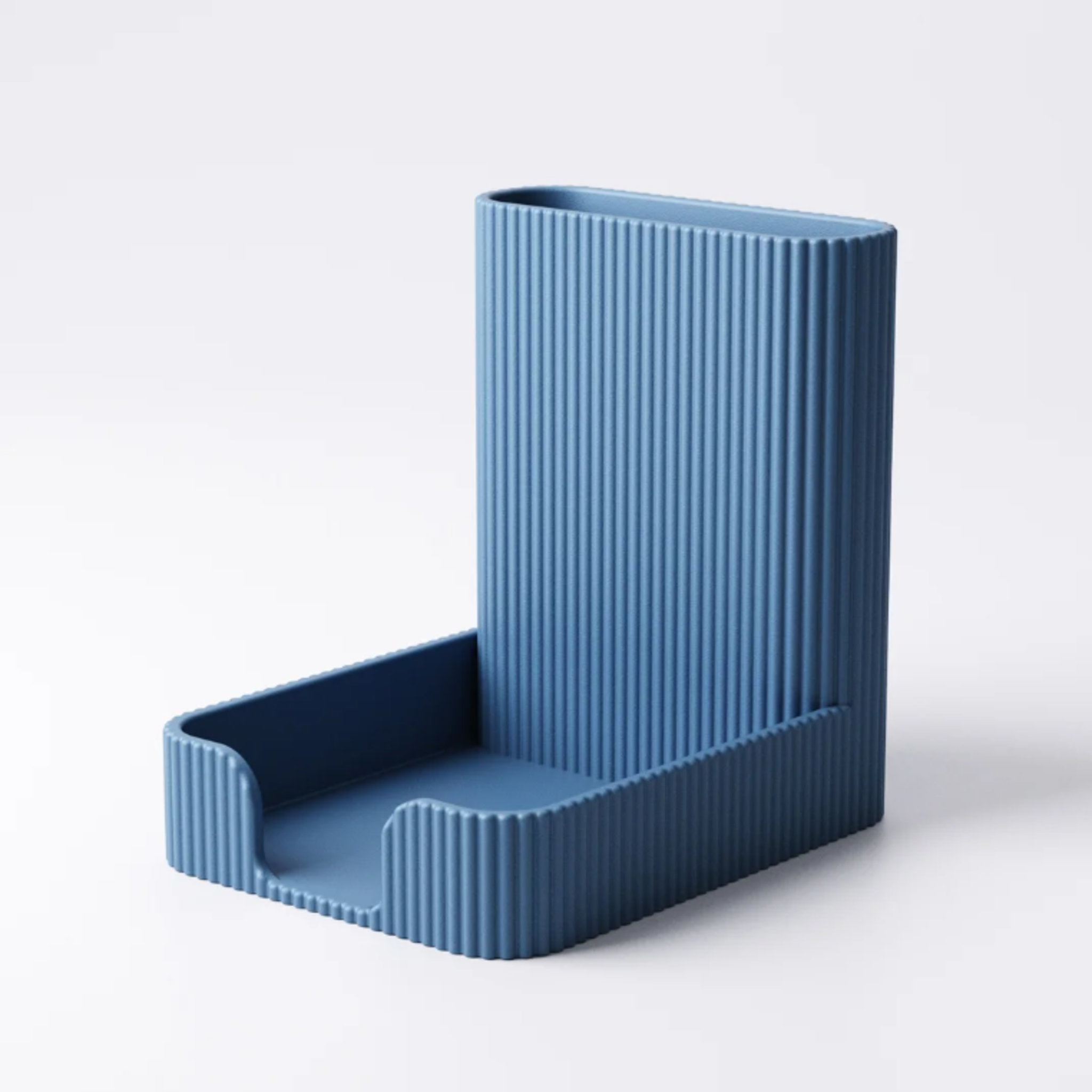 Textured Desk Organiser | Pen Pot & Sticky Note Holder