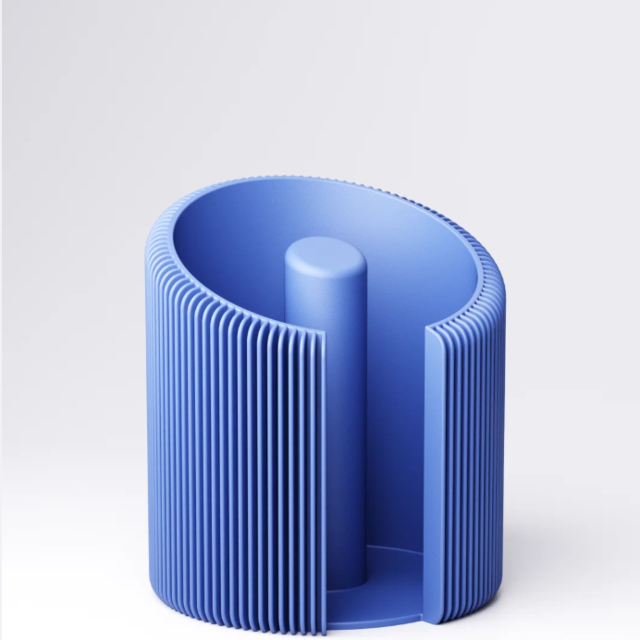 Modern ribbed Kitchen Roll Holder