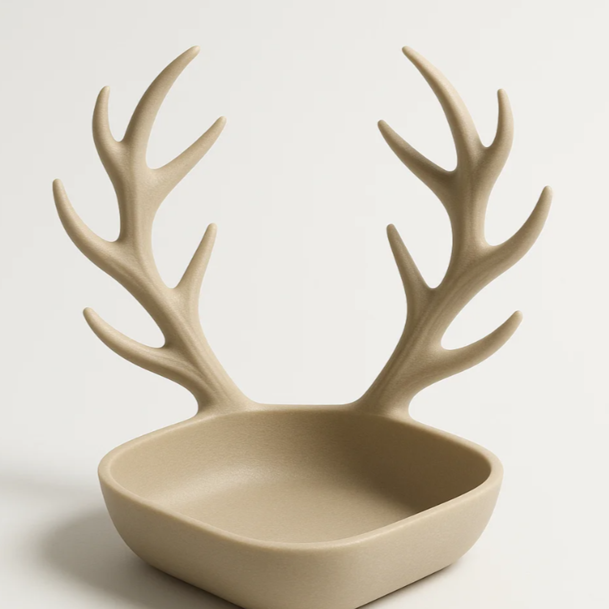Reindeer Antler Bowl | Festive 3D Printed Candy Dish & Decor