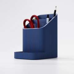 The Ribbed Desk Organiser & Multi-Angle Phone Stand