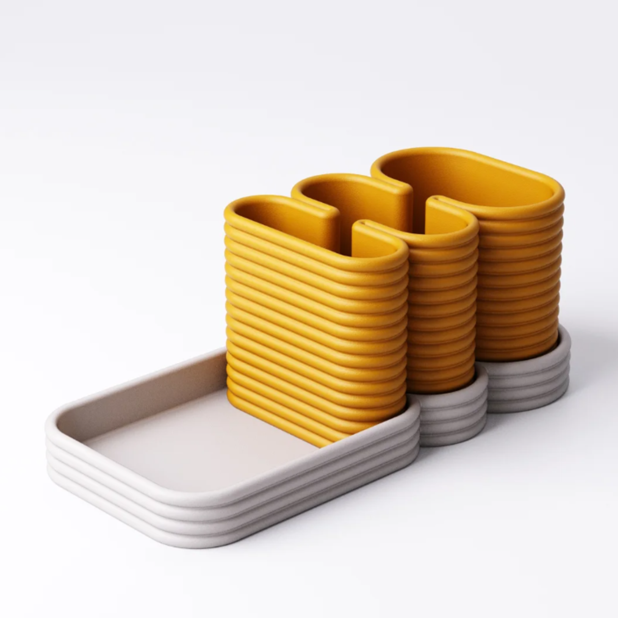Bubble Design Remote Control Holder & Organiser Tray