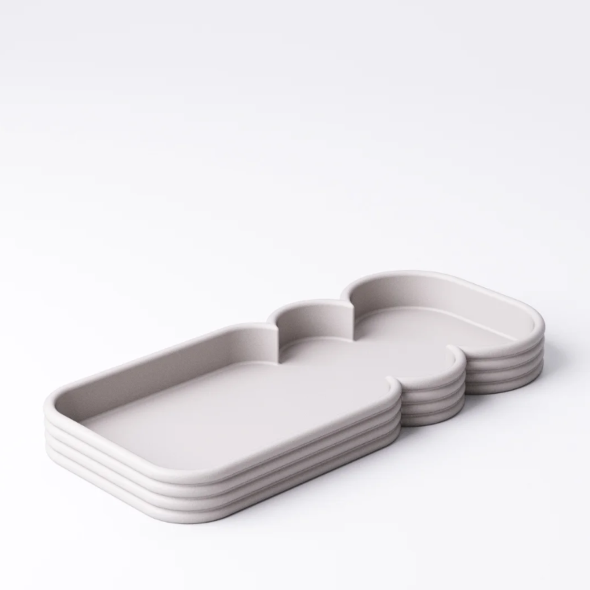 Bubble Design Remote Control Holder & Organiser Tray