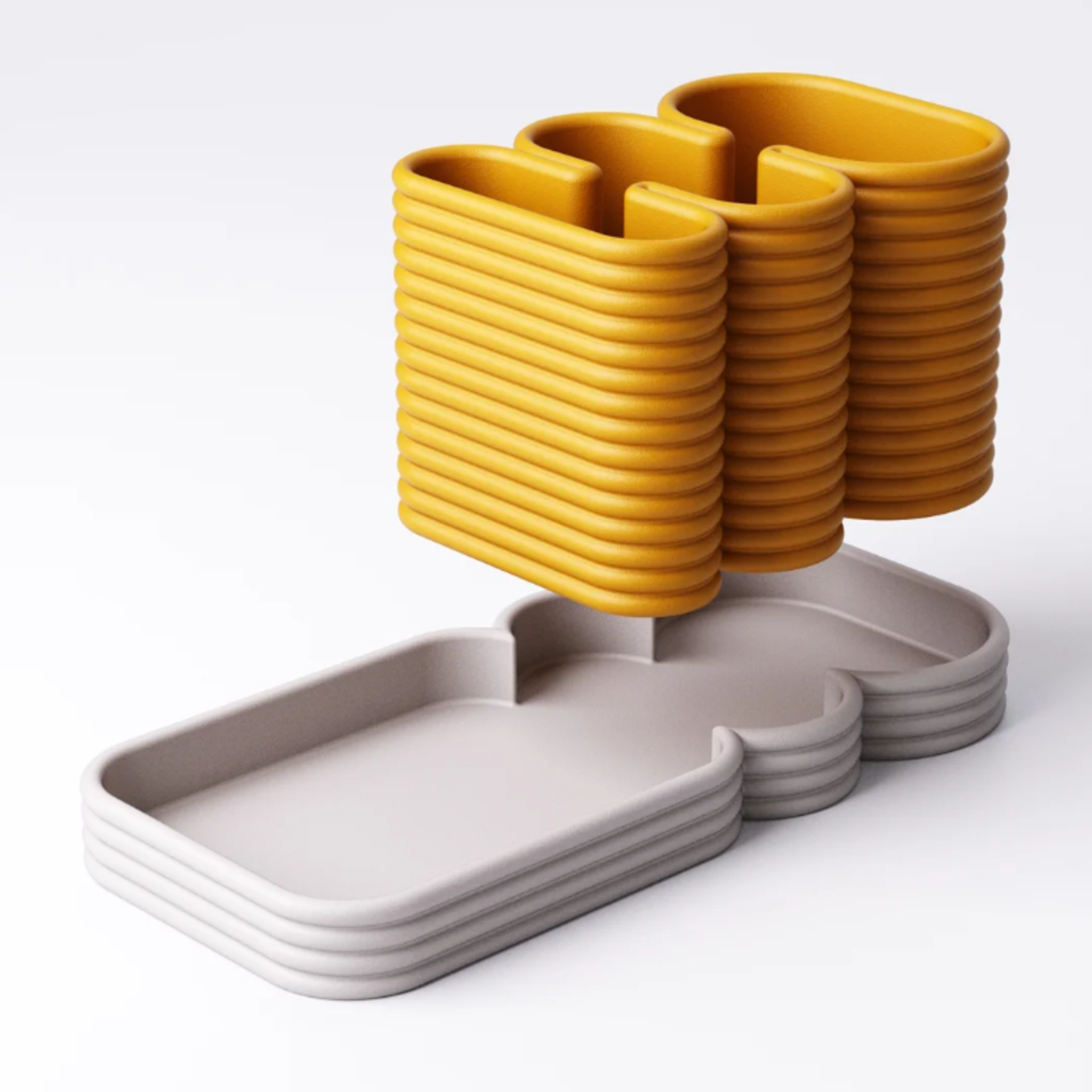 Bubble Design Remote Control Holder & Organiser Tray