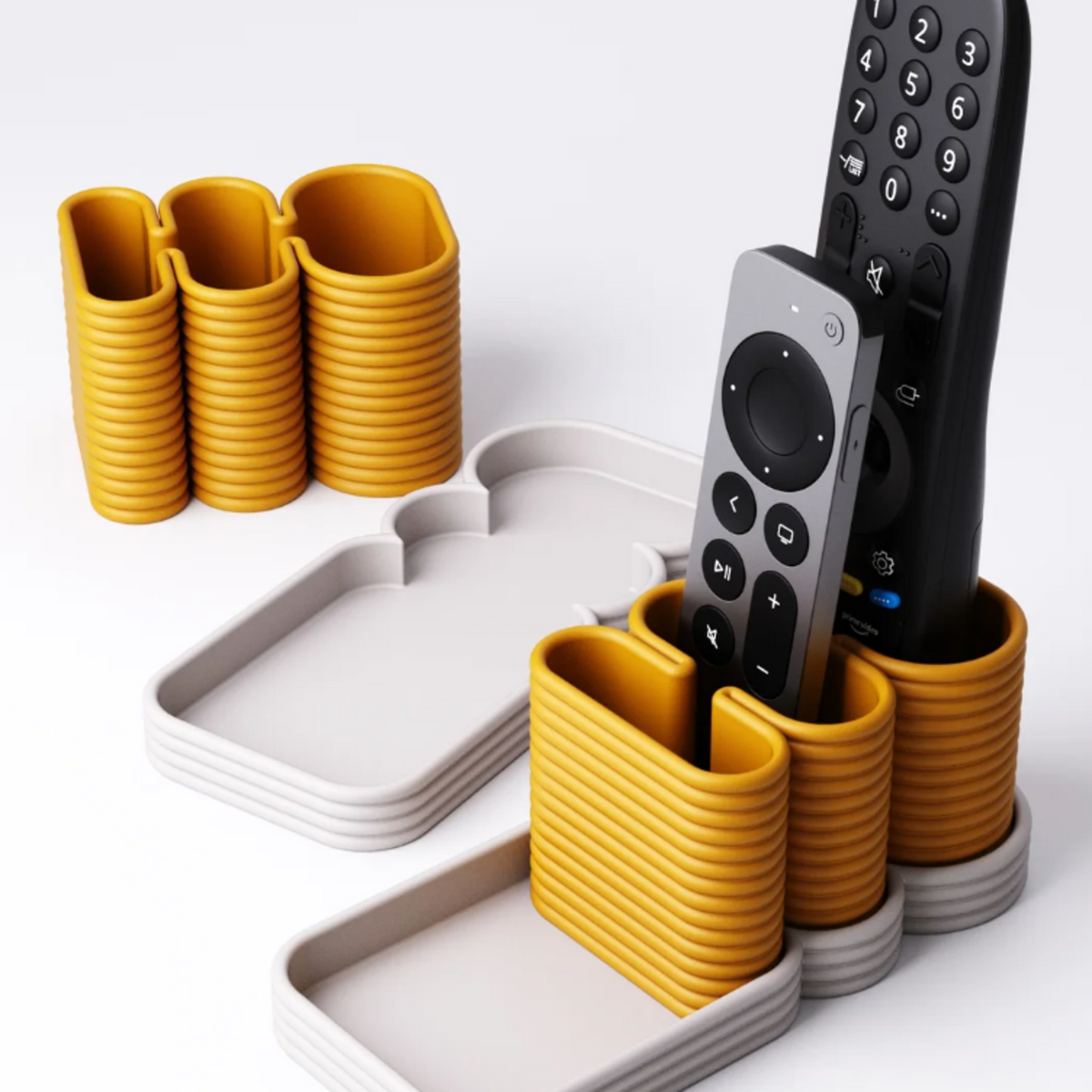 Bubble Design Remote Control Holder & Organiser Tray