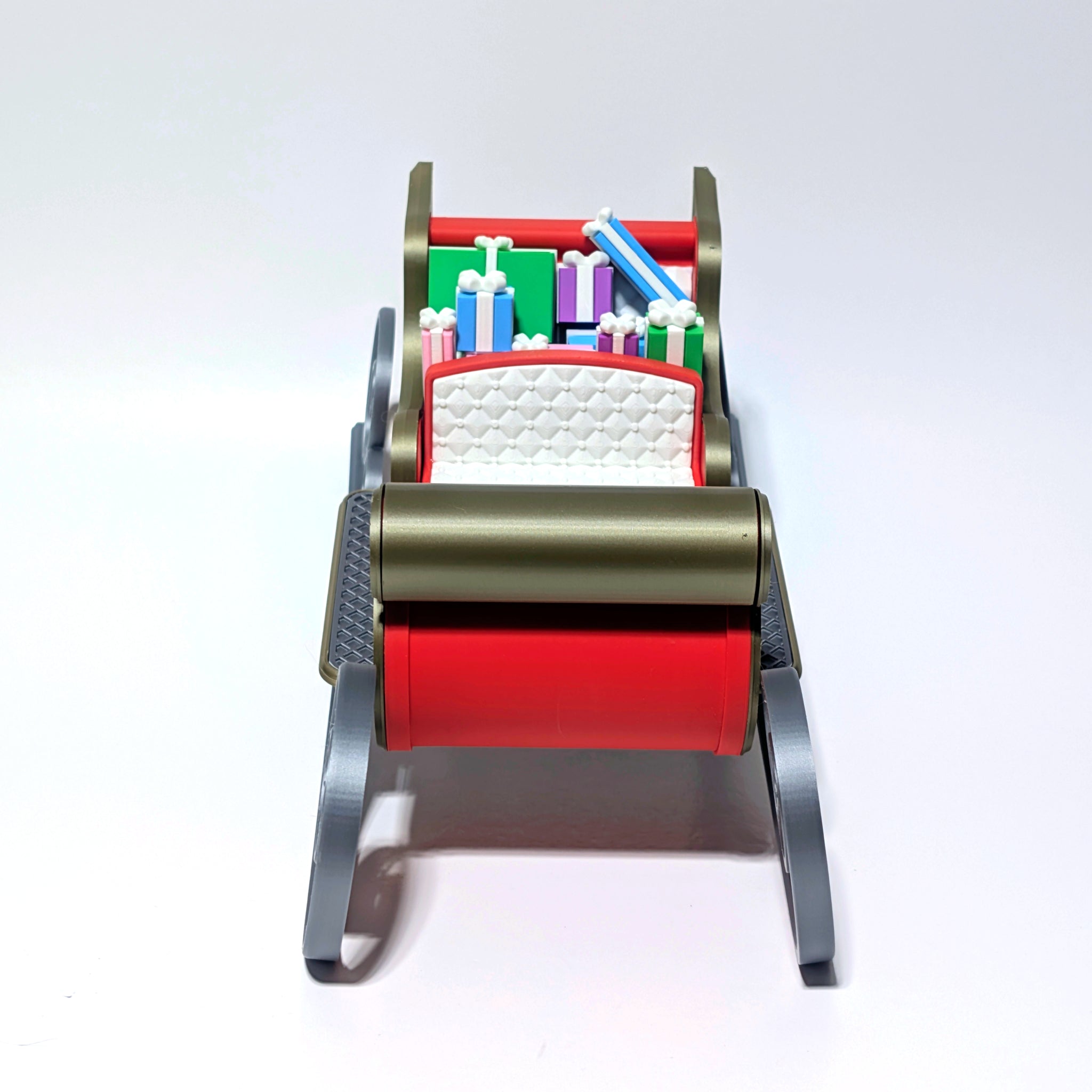 Large Christmas Decoration | Traditional Santa's Sleigh with Gifts Centrepiece