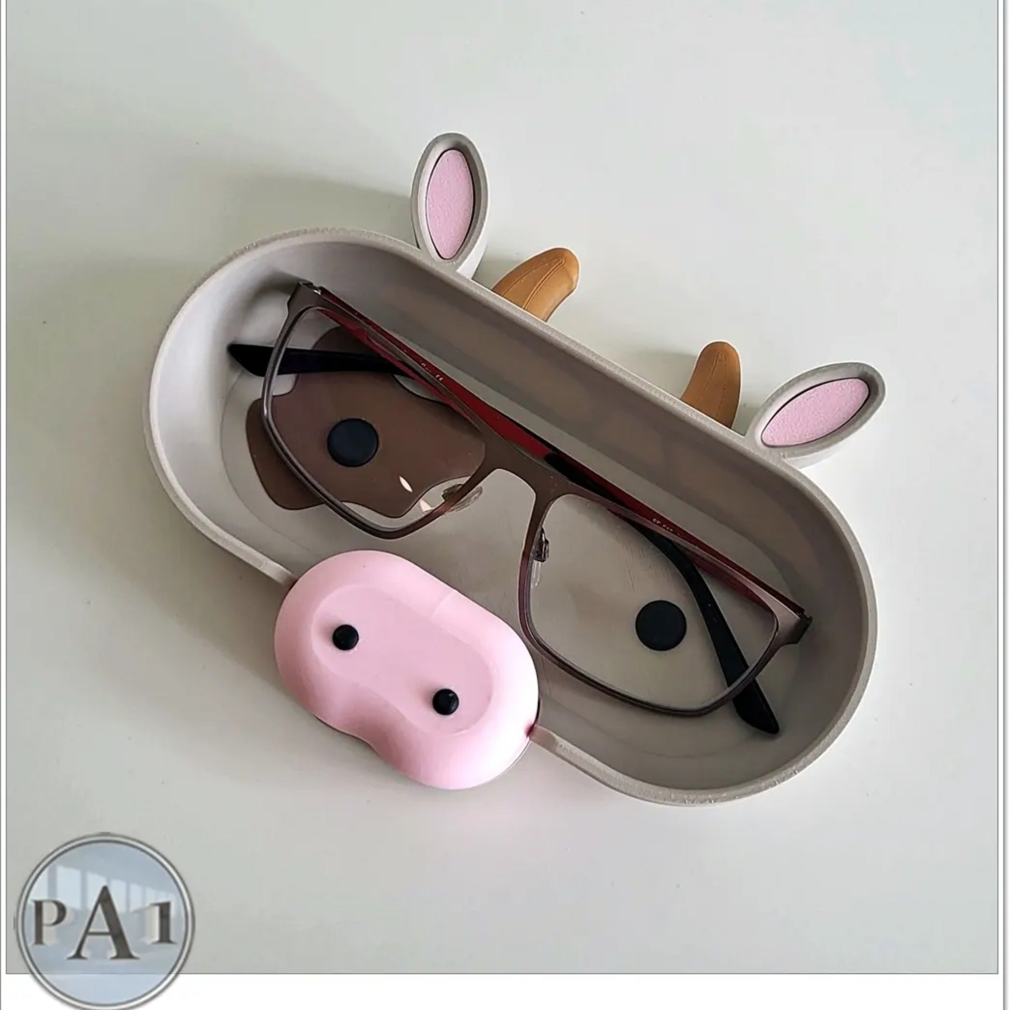 Farmyard Animal Glasses Holder | Trinket Catch-All Dish | Cow, Chicken or Pig