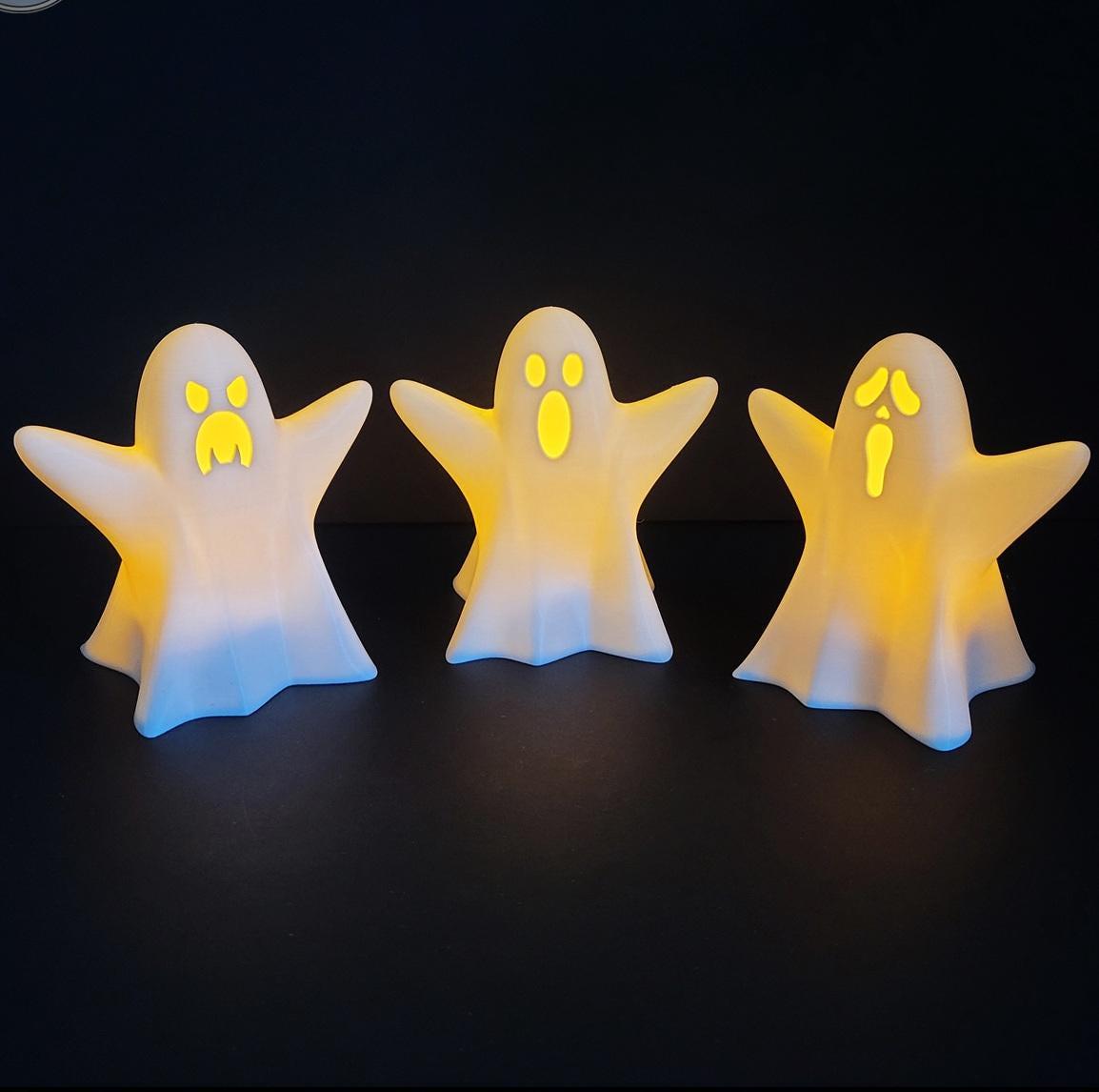 Light-up halloween ghost | spooky decor | uk made