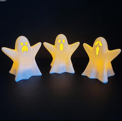 Light-up halloween ghost | spooky decor | uk made
