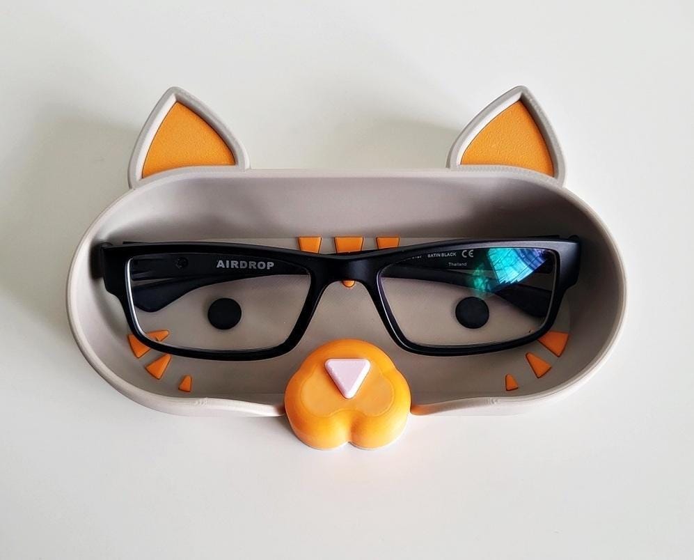 Pet glasses holder cat dog mouse eyewear stand animal lover gift uk seller