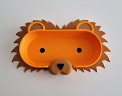 3d printed lion glasses holder: desk organizer, uk made