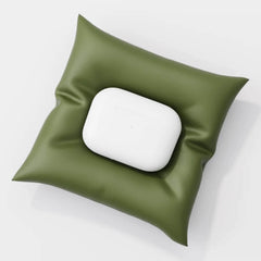Cushion desk tidy | designed for airpod pro case | minimalist pillow earbud holder
