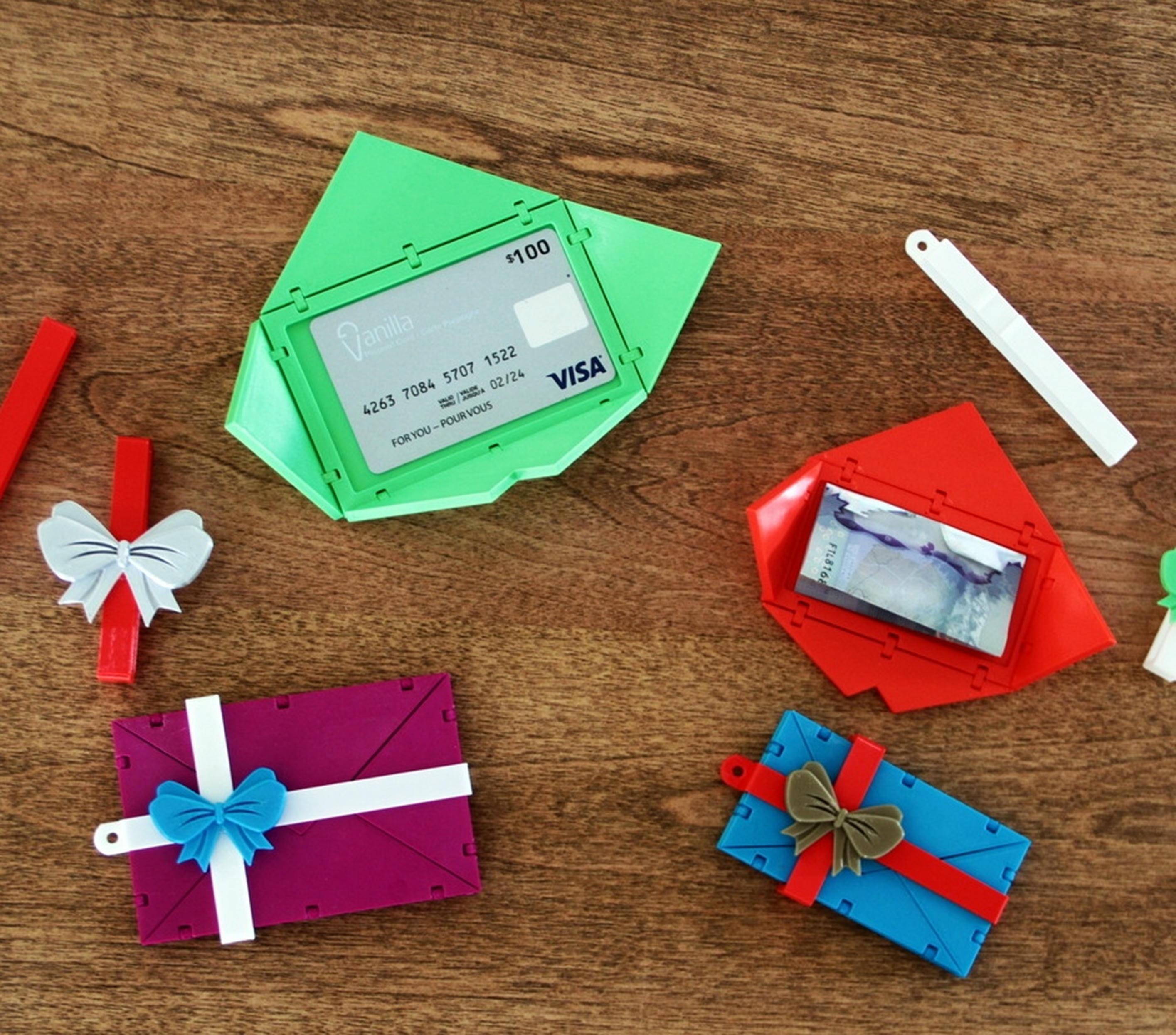 Personalised Gift Card Wallet | Reusable Money Envelope | Christmas & Birthdays | Secret Santa