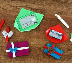 Personalised Gift Card Wallet | Reusable Money Envelope | Christmas & Birthdays | Secret Santa