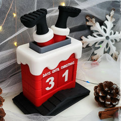 Red Santa Chimney Christmas Countdown | Festive Family | Advent Calendar | Days to Xmas